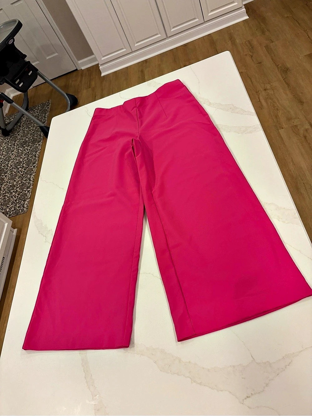 Nicole Miller New York Wide Leg Pink Pants Like New Size M